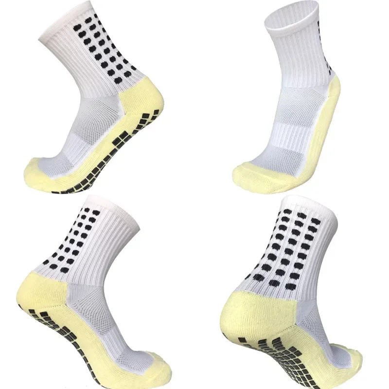 Men's and women's non-slip football socks in tube god socks square friction film thick towel bottom football basketball socks