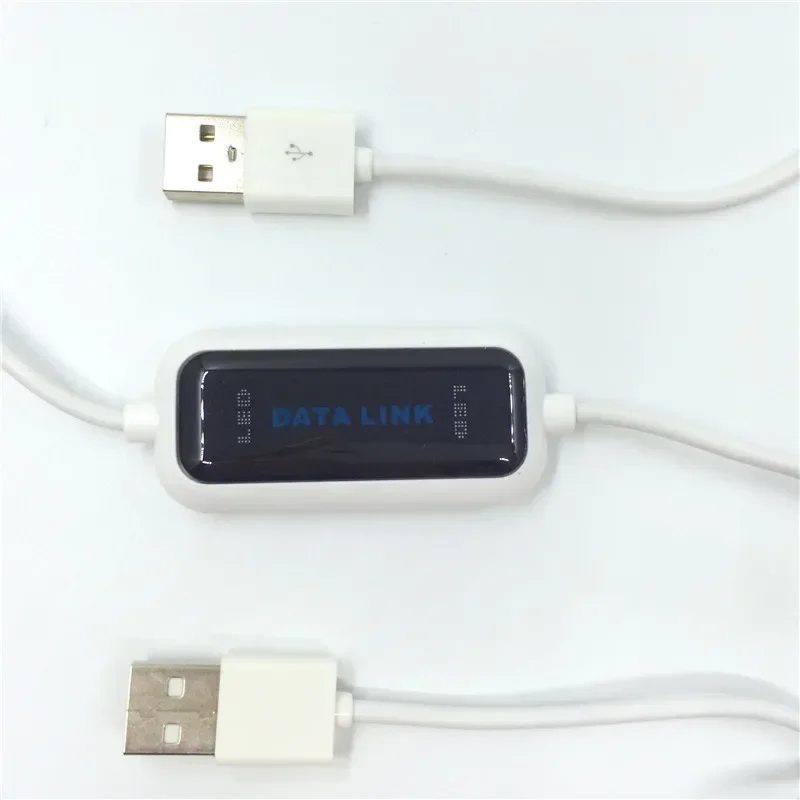 USB 2.0 High Speed PC To PC Online Share Sync Link Net Direct Data File Transfer Bridge LED Cable Easy Copy Between 2 komputerów