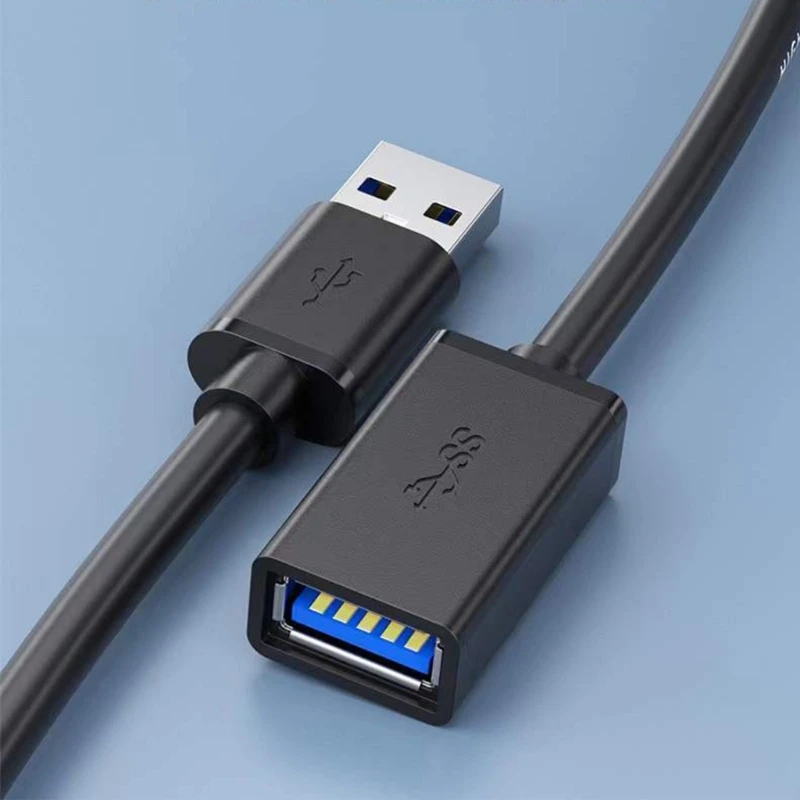 سلك كابل تمديد USB3.0 مع مفاتيح، خط مزامنة بيانات سلك موسع USB ذكر إلى أنثى لمروحة USB/لوحات المفاتيح/المصابيح P8DC