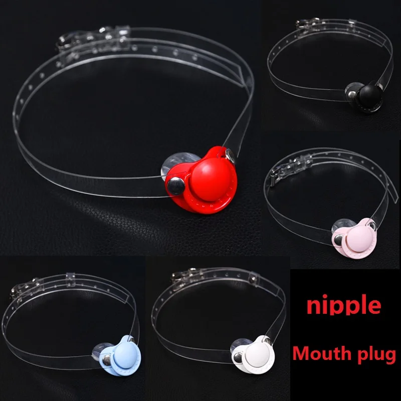 cute pacifier Open Mouth Gag Plug Adult Bondage Restraints Toys  Ball Bdsm Sex  for Woman Juegos Sexuales