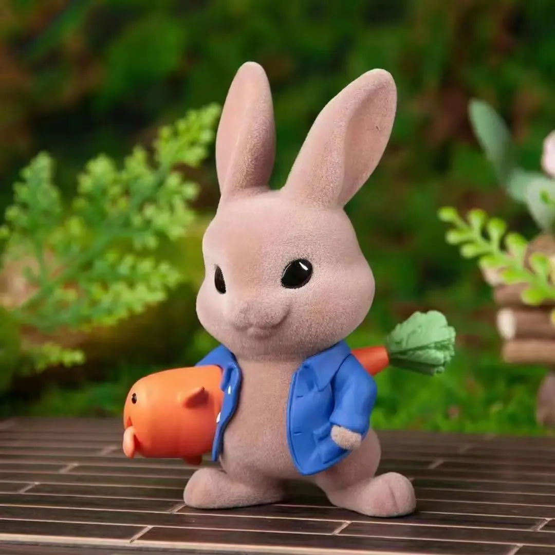 Peter Rabbit Figures Escape Plan x Vegetable Elf Mini Collection Cute Benjamin Vegetable Dog Action Figures Toy Children's Gifts