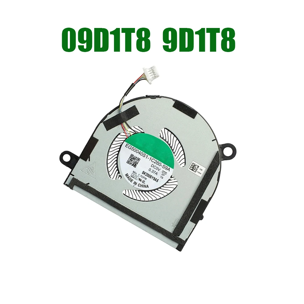For DELL For Latitude 7400 2-in-1 9410 2-in-1 09D1T8 9D1T8 EG50040S1-CG90-S9A DC28000M3SL DC28000M3DL DC5V 0.27A Laptop CPU Fan