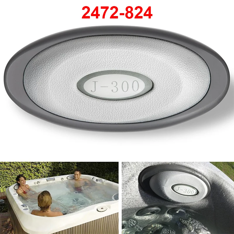 

2472-824 Oval Pillow Insert + Back Mount for Jacuzzi J-300 Series Hot Tubs & Spas(2004-2018), Headrest Pillow Replace 2455-263
