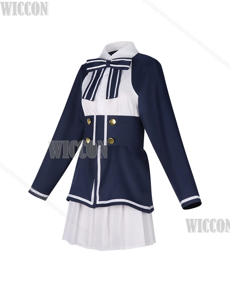 زومبي لاند ساغا هانا ساكورا زومبي أيدول زي الهالوين التأثيري أنيمي الزي شعر مستعار لوليتا فستان زي مدرسي لعب الأدوار كرنفال #4