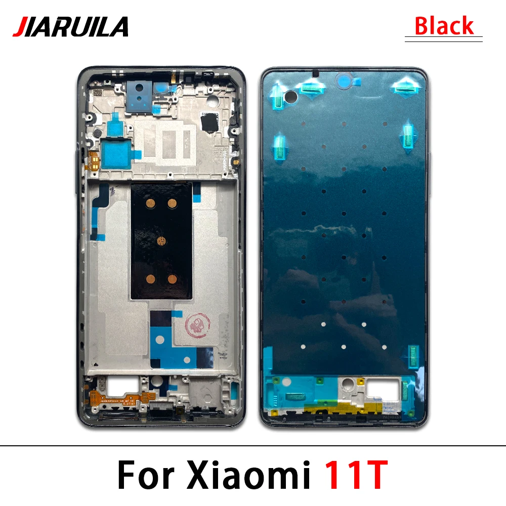 Metal Frame Middle Frame For Xiaomi 11T / 11t Pro Back Battery Cover Rear Housing Middle Frame Bezel Plate