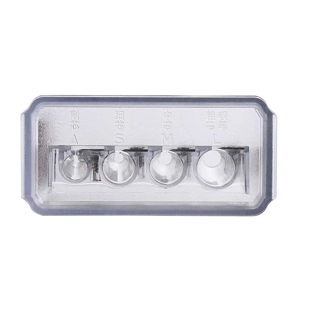 المهنية شفافة القرطاسية رسم مدرسة الرسم الفن لوازم براية أقلام دليل مبراة الفحم مبراة