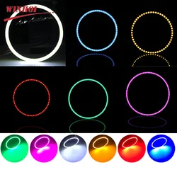1PC 70 80 90 100 110 120mm LED Angel Eyes for Car Halo Ring Lamp 12-24V Fog Light Car Daytime Running Lights DRL Decorative Lamp