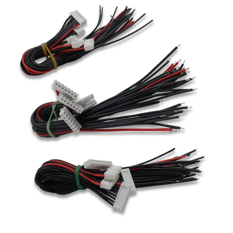 5Pcs 22AWG 20CM 1S -8S Lipo Balance Wire Extension Charged Cable XH2.54 Male Plug For RC IMAX B6 Connector Plug Wire view 6