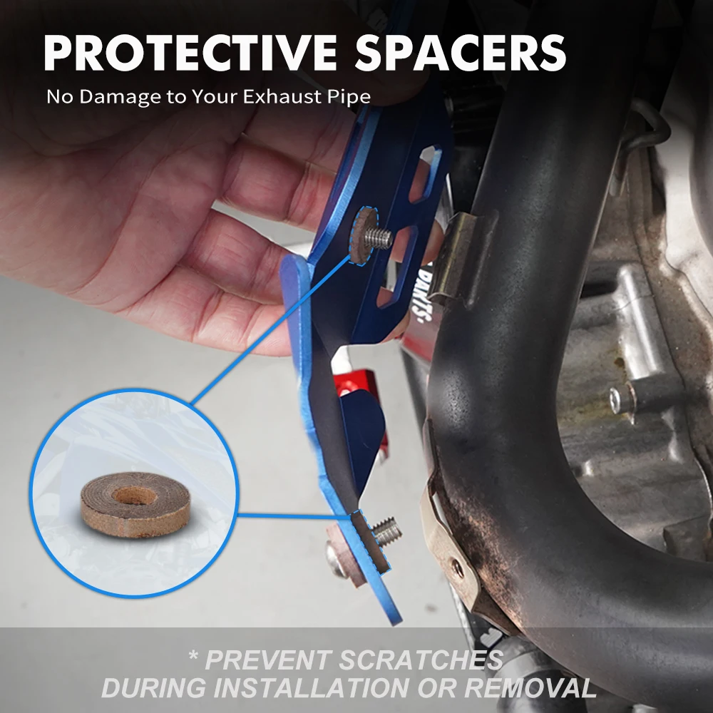 Nicecnc protetor de escudo térmico de tubo médio de escape para yamaha yfz 450r 2009-2023 atv yfz 450r protetor acessórios