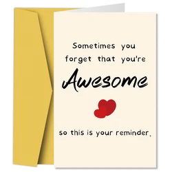 1PC Funny Creative Greeting Cards For Him/Her,Naughty Inspirational Gifts For Husband Wife,Funny Support Encouragement Cards