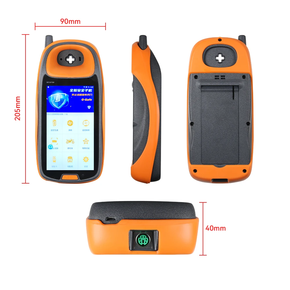 Support English Original Newest Kydz-Stone Hand-Held Car Key Copier Auto Key Programmer Multi Languages Locksmith Supplies Tools