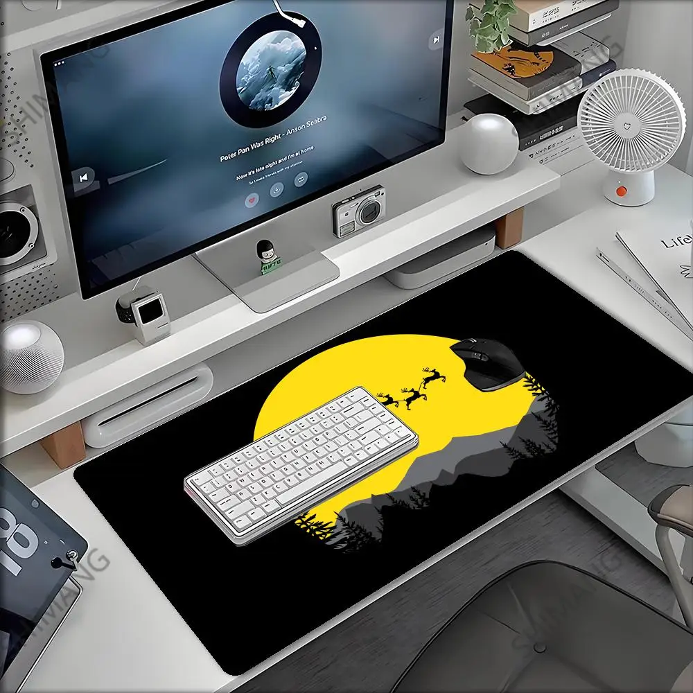 Hot-Selling Cute Christmas Santa Printing Square Mouse Pads Comfortable Gaming Mousepad Mouse Mat Keyboard Mats Desk Pad