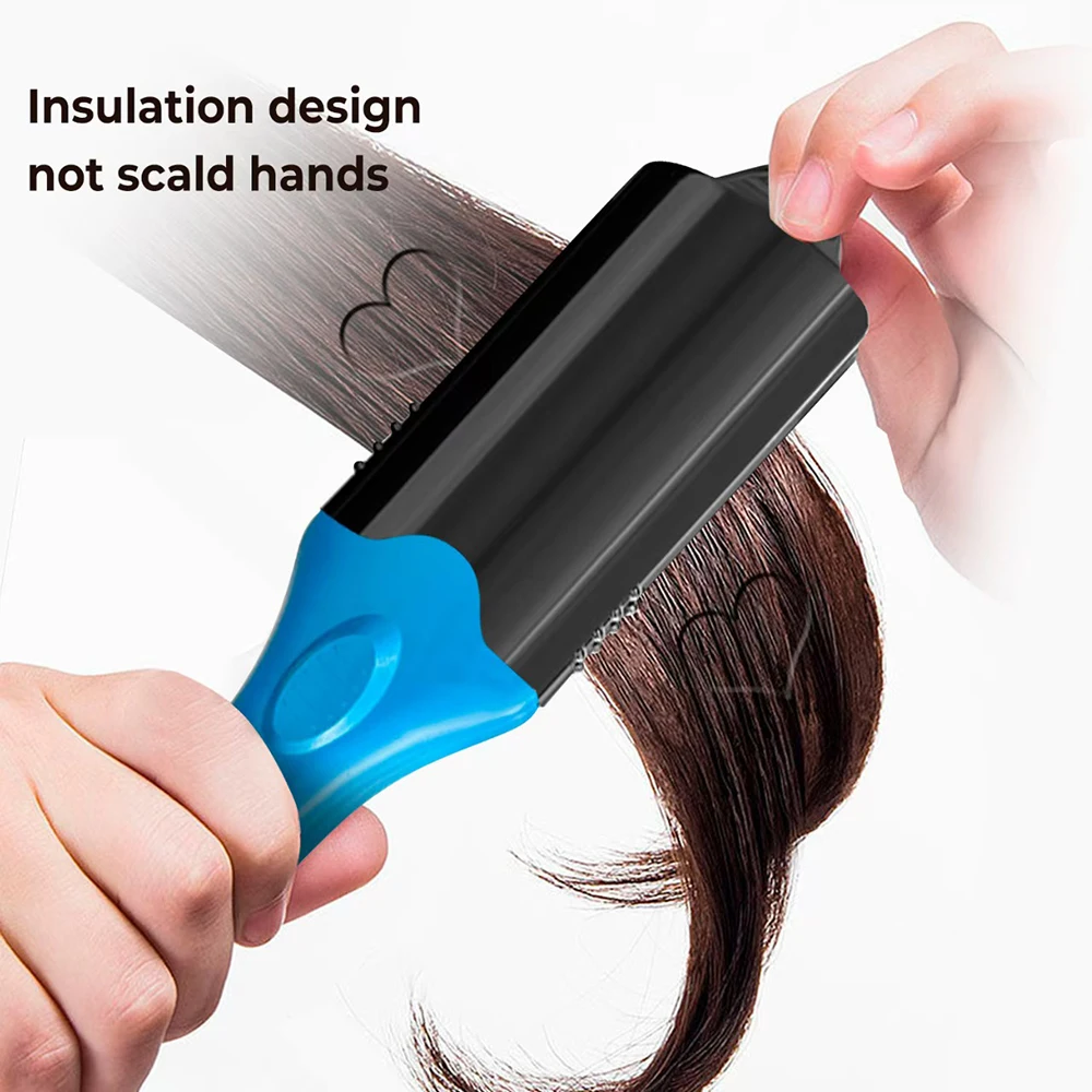 Ceramic Flat Iron Hair Waver Styling Crimping Perm Pliers 5 Different Plates Embossing Iron Straightener Electric Hair Crimper - view 4