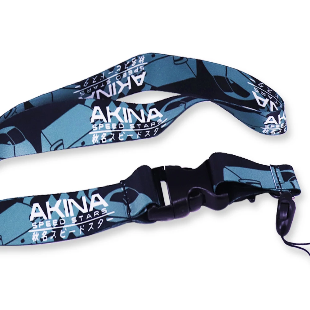 AKINA SPEED STARS Initial D Japan Racing Sport Pendant Racing Team Lanyard Neck strap view 3