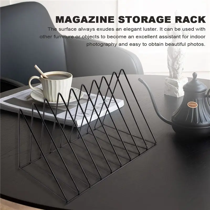 FAST-Vinyl Record CD Magazine Storage Rack Album Display Rack Multifunctional Vertical Creative European Art Collection