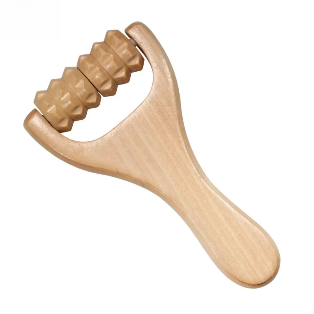 Portable Wooden Massage Rollers Clear The Meridians Massage Tools Neck Roller Massager Multi-function
