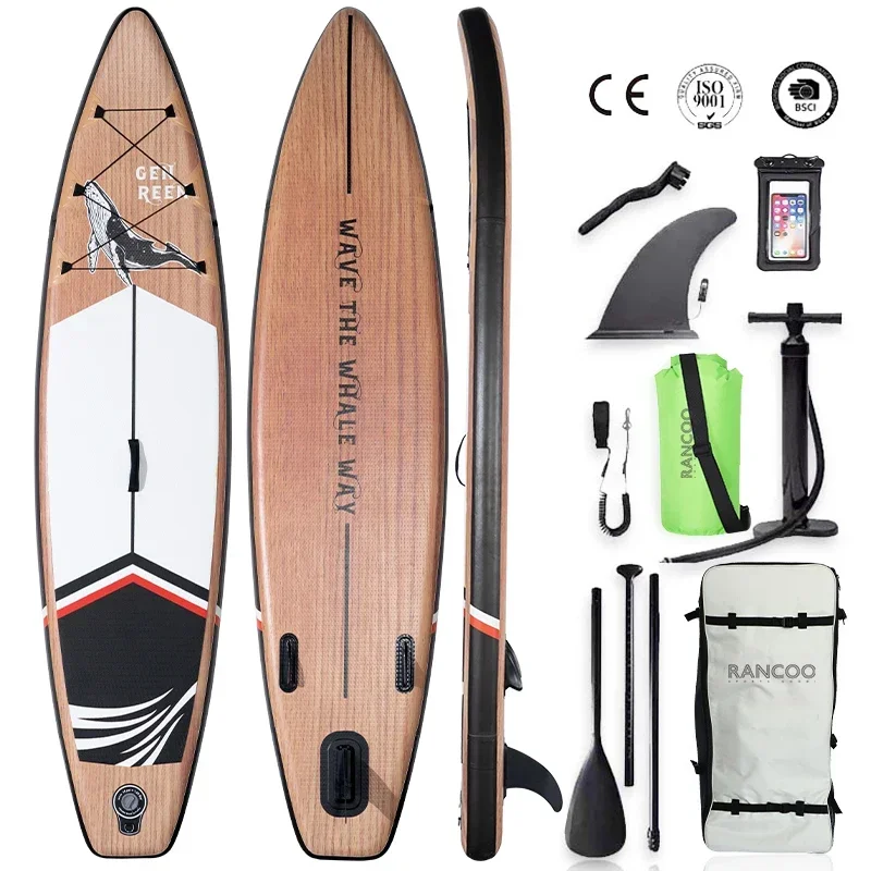 waterplay surfing Inflatable paddle board drop stitch with pedals sup gonfiabile windsup boards set