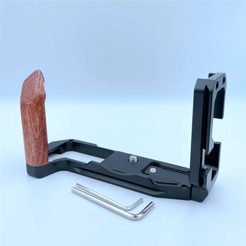 X46A_XT5 Portatarga a L verticale regolabile esteso a sgancio rapido