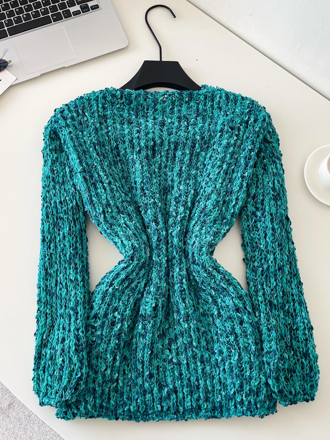 تنوعا طويلة Sve V-Ne تريكو المرأة Faionable سليم صالح Ele Sle شتاء جديد وصول قمة للفتيات الصغيرات #4