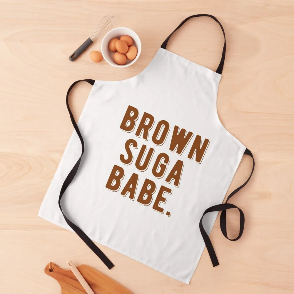 

Brown Suga Babe African American Apron Household Items Kitchen Waiter Uniforms professional hairdresser Apron