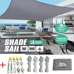 Outdoor waterproof 300D sunshade sail, UV sunshade, Oxford cloth, sunscreen, garden and courtyard awning