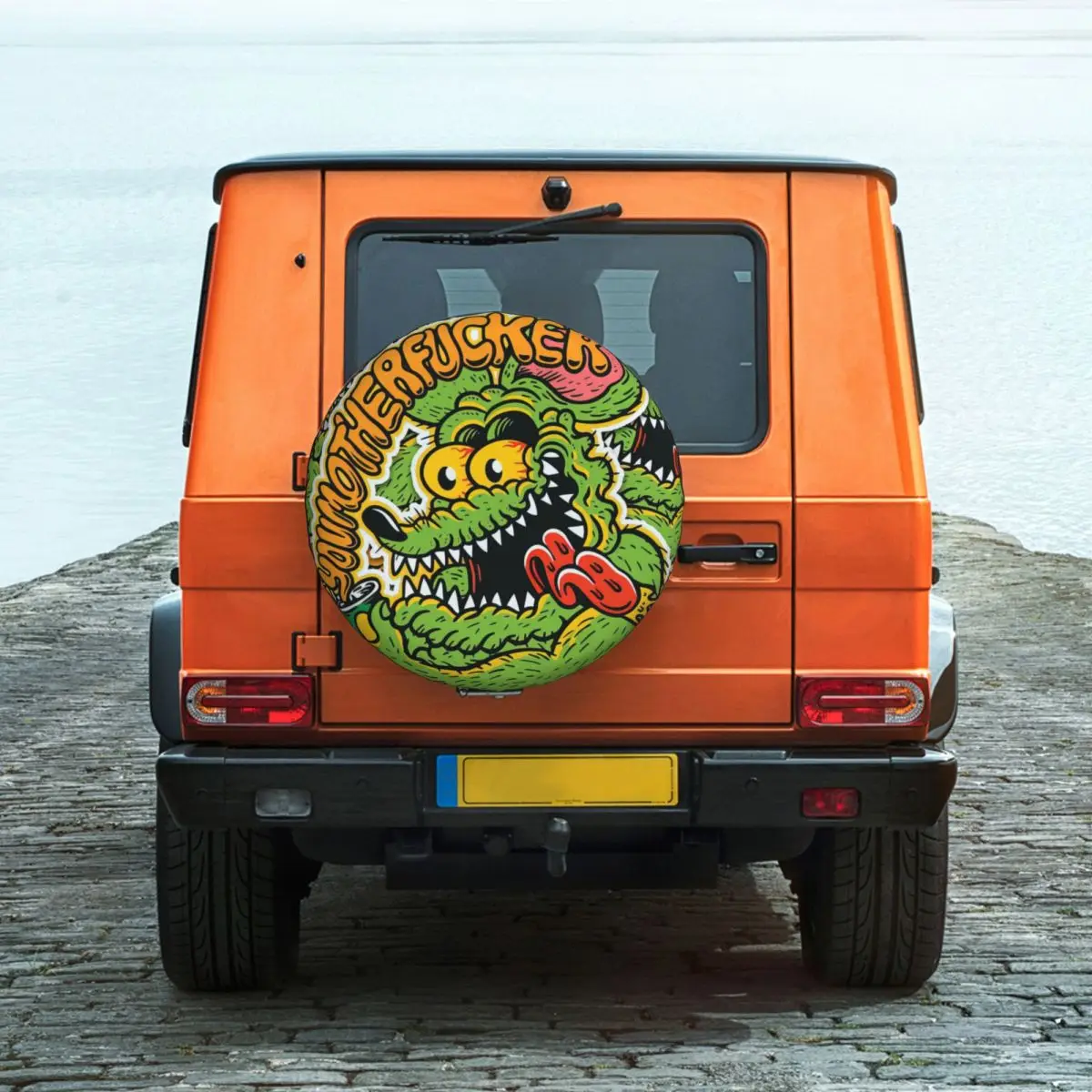 

The Rat Fink Tire Cover Wheel Protectors Weatherproof Universal for Jeep Trailer RV SUV Truck Camper Travel Trailer