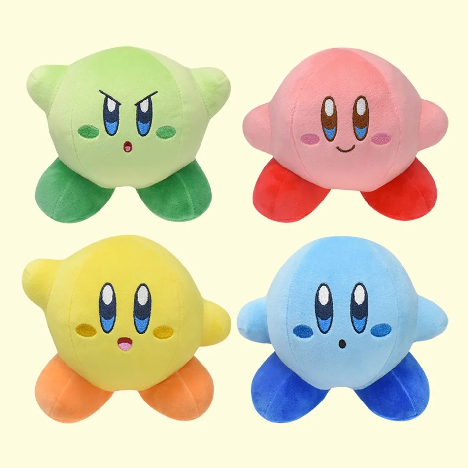 15cm Kawaii Kirby Plüschtier Weiches Stofftier Niedlicher Nintendo-Spielcharakter Rosa Stern-Held Sammlerstück Geschenk für Kinder und Erwachsene
