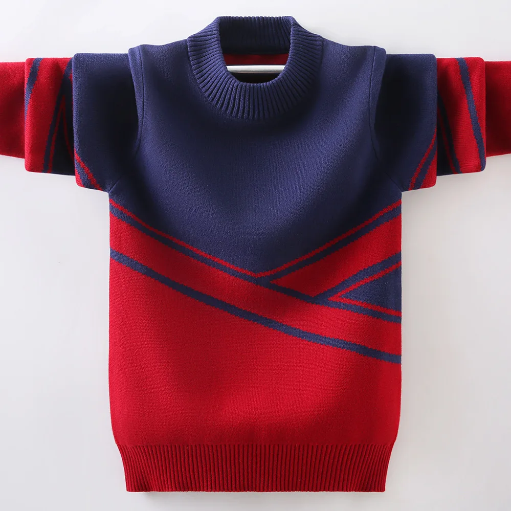 

Children's Clothing Fashion Cotton Clothing Children's Sweater Keep Warm Winter O-Neck Sweater Boys Pullover Knitting Sweater