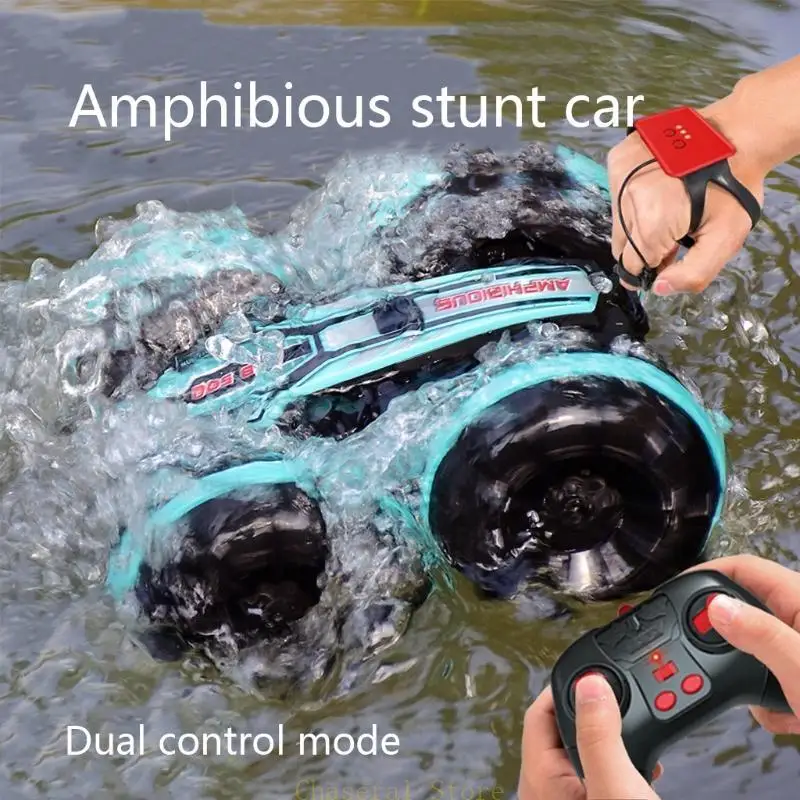 E7CE 미세한 참신 원격 제어 자동차 4 륜 드리프트 경주 양서류 차량