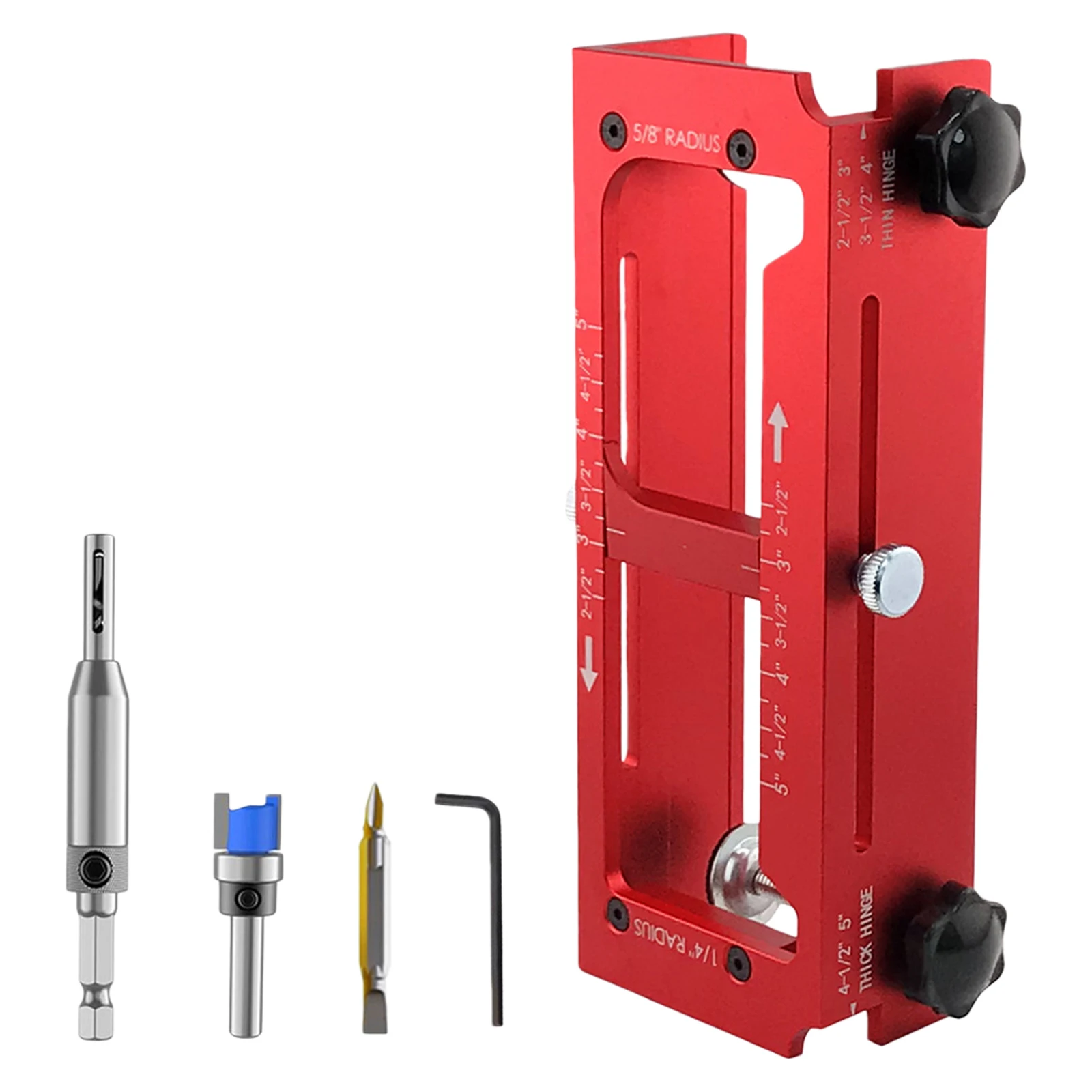 2 in 1 Door Frame Stable Locator Fits 2-1/2in To 5in Length and 1-3/4in Thickness for Carpenters Woodworkers Contractors DIY