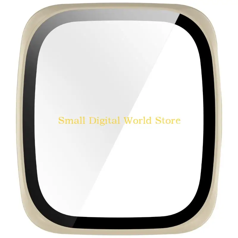 77UB Smartwatch Cover Shell Case with Tempered Glass Screen Film for Active 2 Square