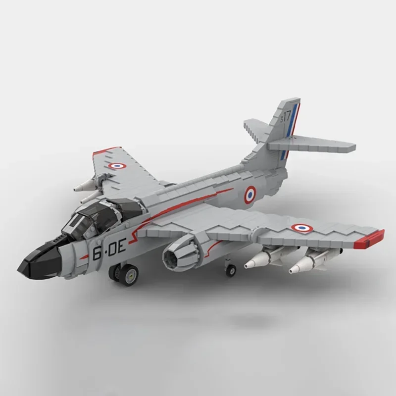 ミリタリーシリーズ Moc ビルディングブロック 1:35 スケール S.O. 4050 モデルテクノロジー航空機レンガ DIY アセンブリ戦闘機のおもちゃ