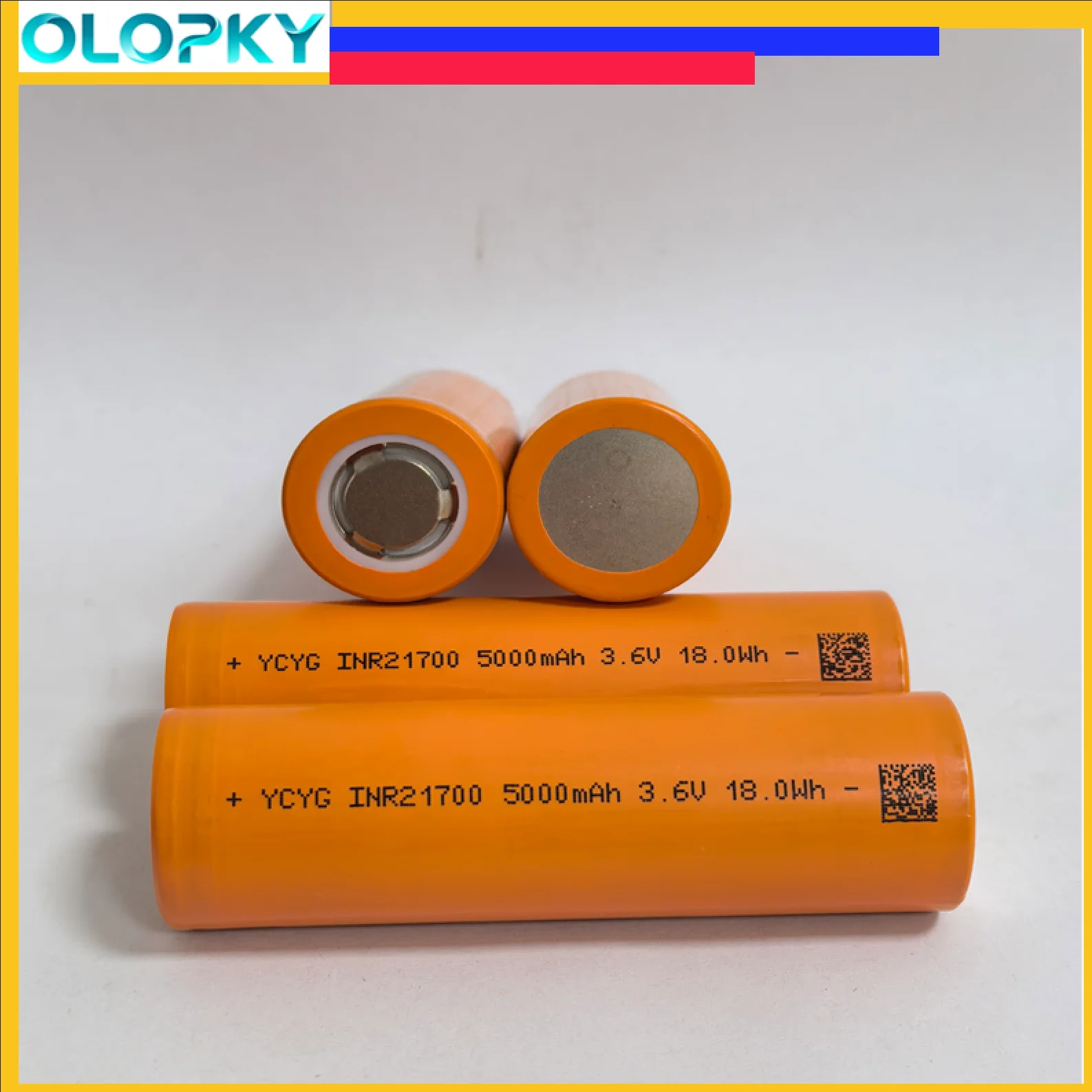 21700 5000mAh 15A 3.7V 3C  Flat Head Battery High capacity Small Fan Power Tool Model Ship Powerbank Flashlight  LED Batteries
