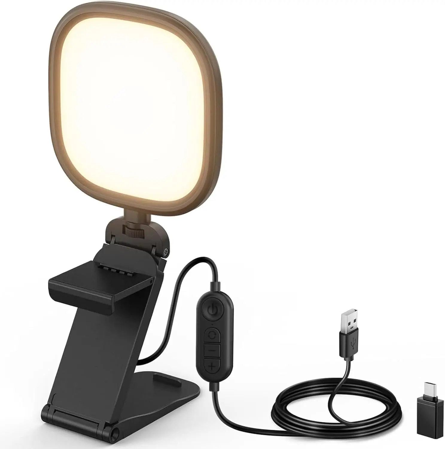 NEEWER Basics 5" 10W Monitor-Lichtleiste mit Ständer, zweifarbiges, randbeleuchtetes USB-LED-Panel, CRI95 Vollbild-Schreibtischlampenbeleuchtung – Detail 1