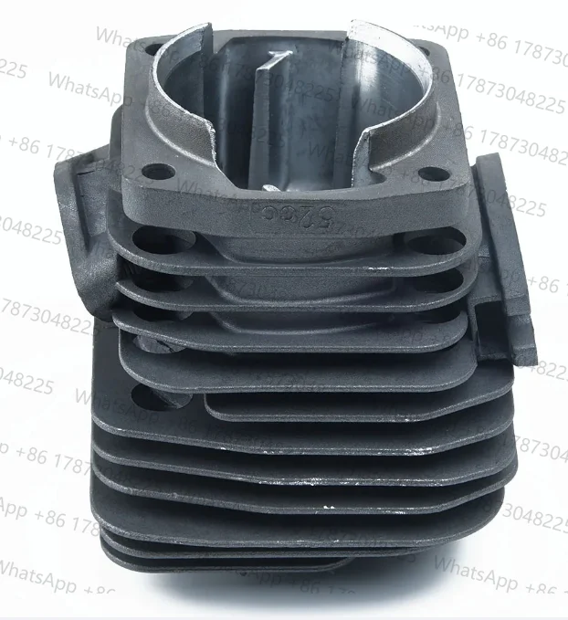 1 Juego de anillos de pistón de pasador de junta de cilindro de sierra de cadena de acero de 45MM, Kit de diámetro de cilindro de 45mm para sierra China 52CC 5200