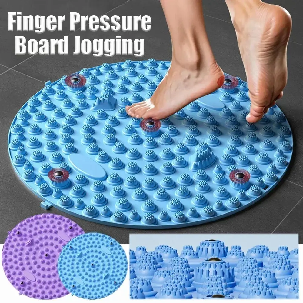 Circular Acupuncture Board Foot Pressure Massage Board Health Walking Pressure Massage Foot Tool Yoga Acupoint Training Device