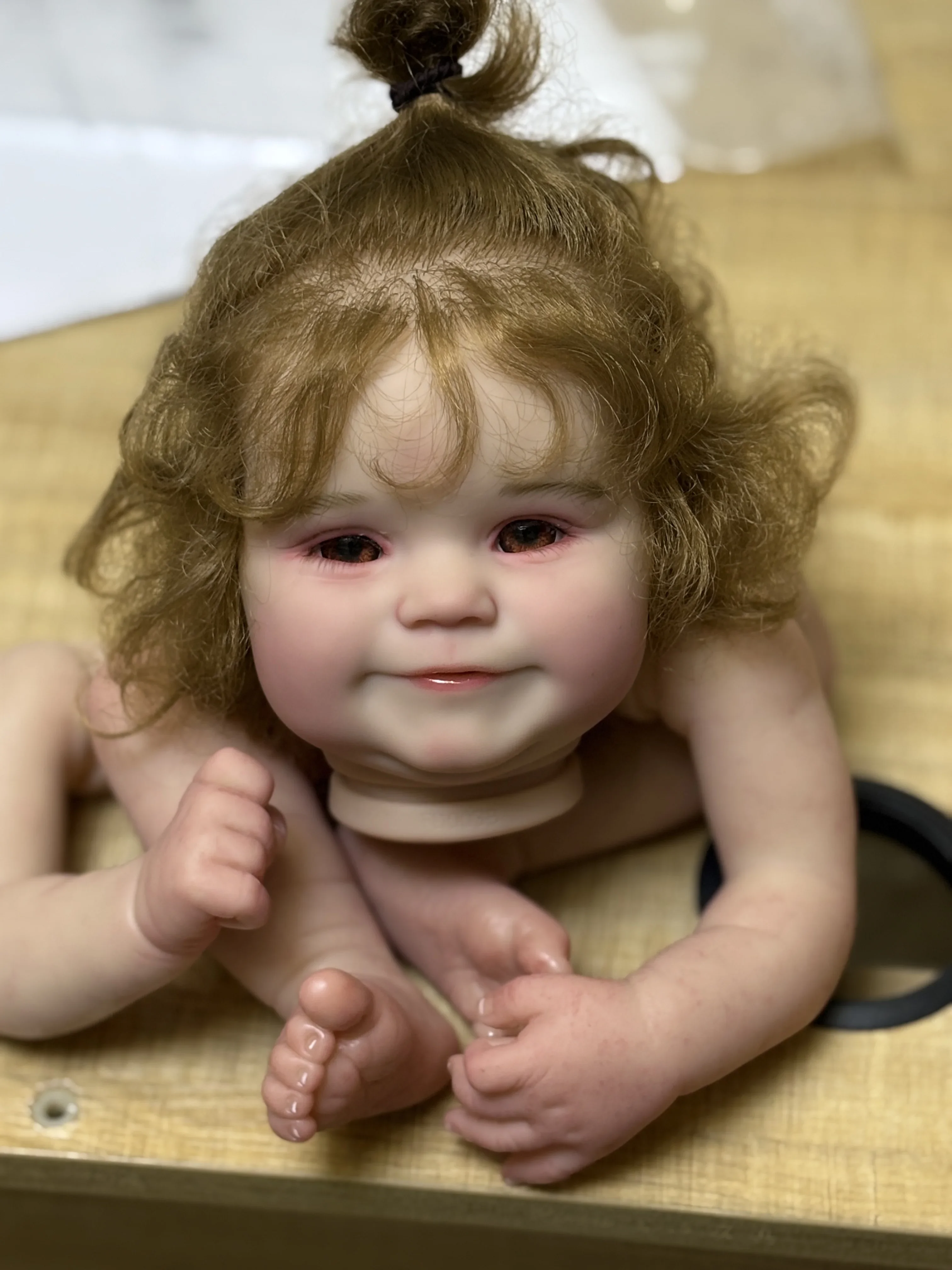 EGO カスタマイズされた限定供給 20 インチリボーンベビーマディと混合手足と布ボディクリスマスギフトクリアランスアイテム