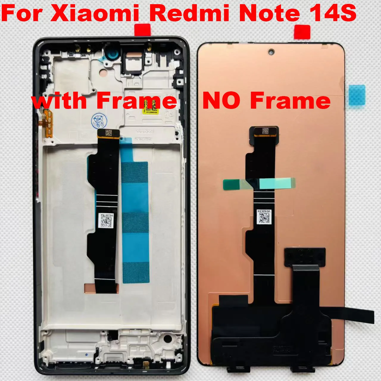 オリジナル-667-''amoled-xiaomi-redmi-注-14s-lcd-ディスプレイフレーム-2502fra65g-タッチスクリーンデジタイザアセンブリの交換