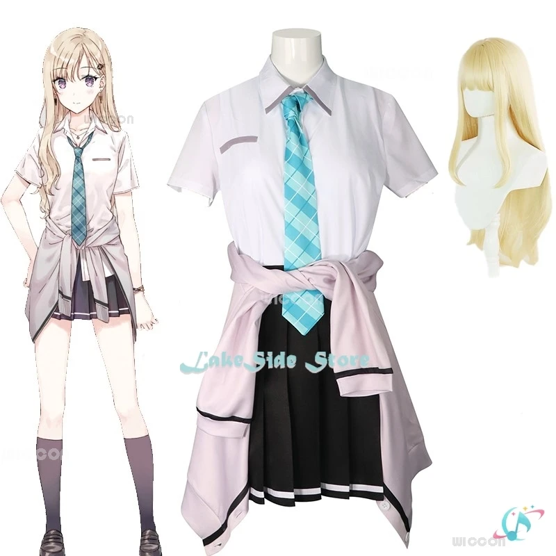 Novel Anime Saki Ayase Gimai Seikatsu Cosplay Costume Days with My Step Sister Jk School Uniforms Halloween Girls Daily Outfit