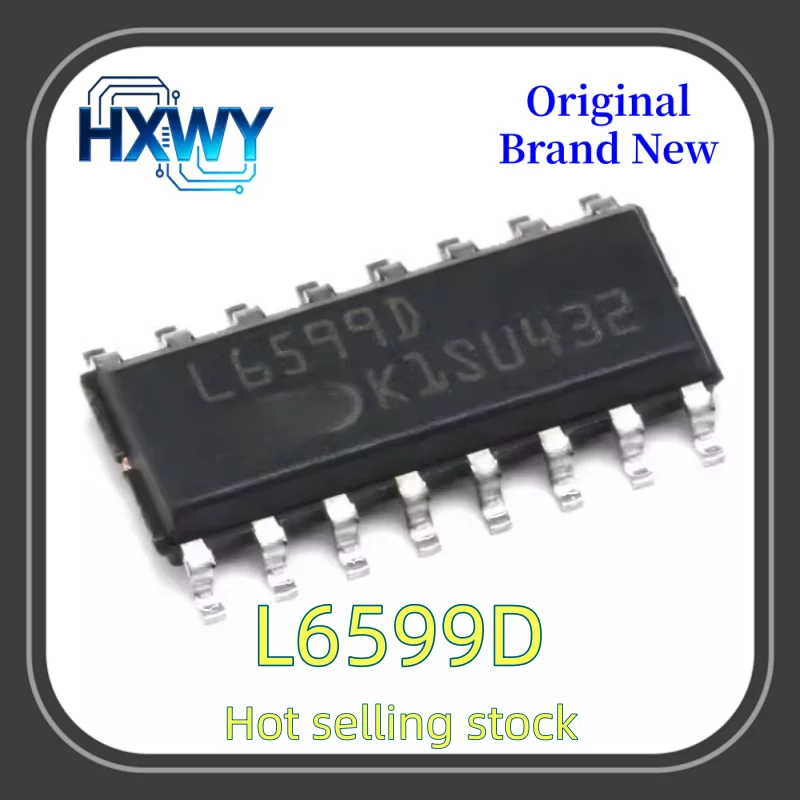 (3/10 Pieces) L6599D L6599 SOIC-16 Resonant Power Supply Control IC Factory Wholesale Cheap IC Chip Fast Shipping