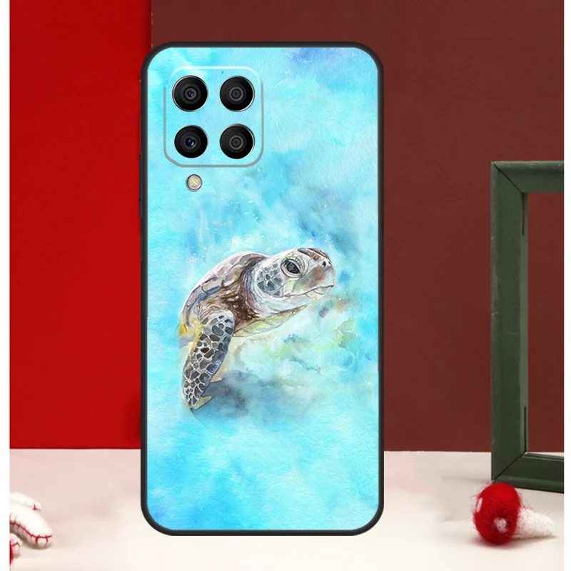 المحيط البحر السلاحف حقيبة لهاتف سامسونج غالاكسي M13 M53 M56 M52 M32 M16 M11 M21 M31 M35 M12 M14 M15 M36 M55 M34 M54 #4