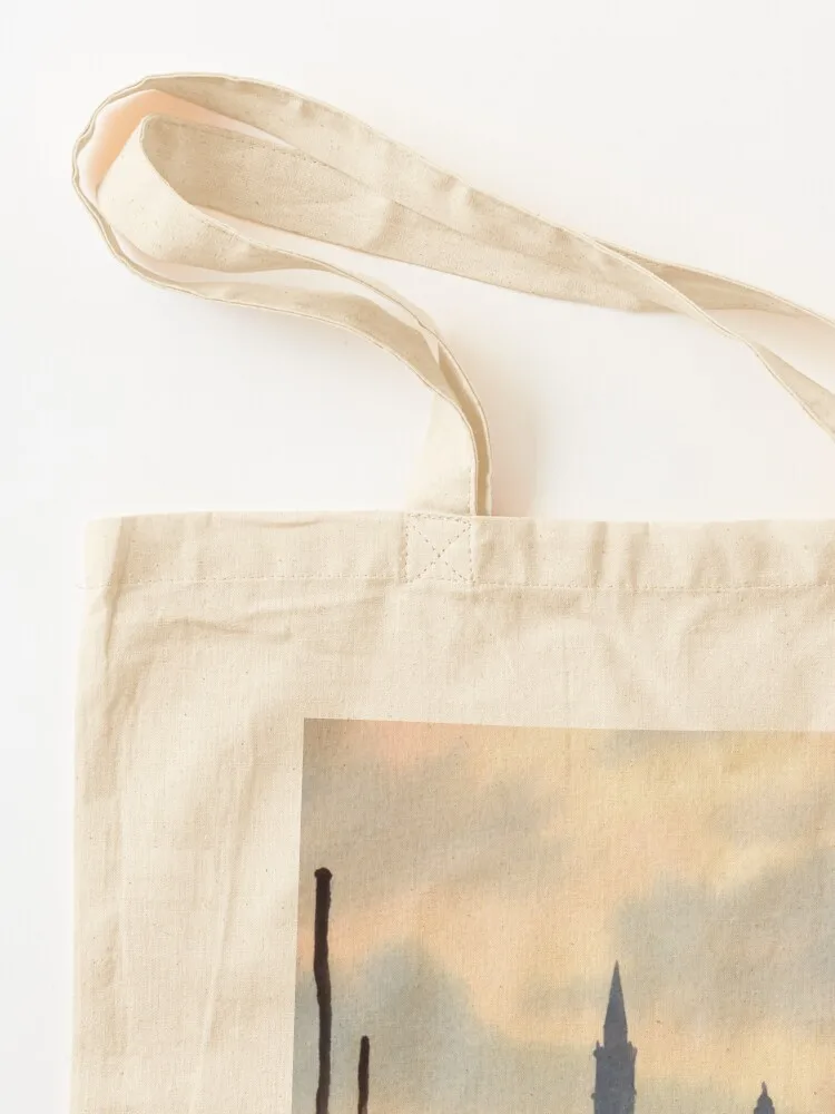 San Giorgio Island Venice Tote Bag Stoffen tas draagtassen esthetische dames shopper boodschappentassen Canvas Tote