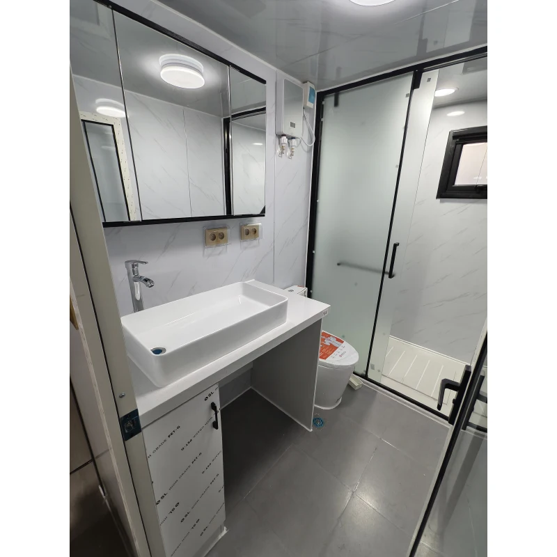 Movable Folding Modular Homes Prefab Cabin  House Containers for Backyard Granny House Setups