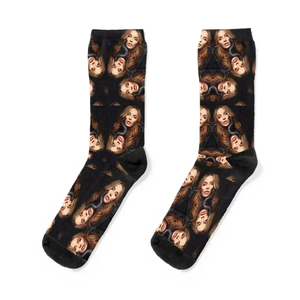 Jodie Comer Socks colored designer Socks Women's Men's