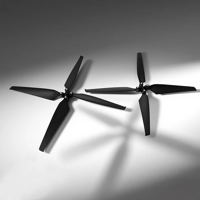 1PCS 18Inch Klapschroef Pitch 80mm 4-Blade Peddels Positieve Negatieve Props w Klem voor Multi-Rotor RC Drone Vliegende Onderdelen
