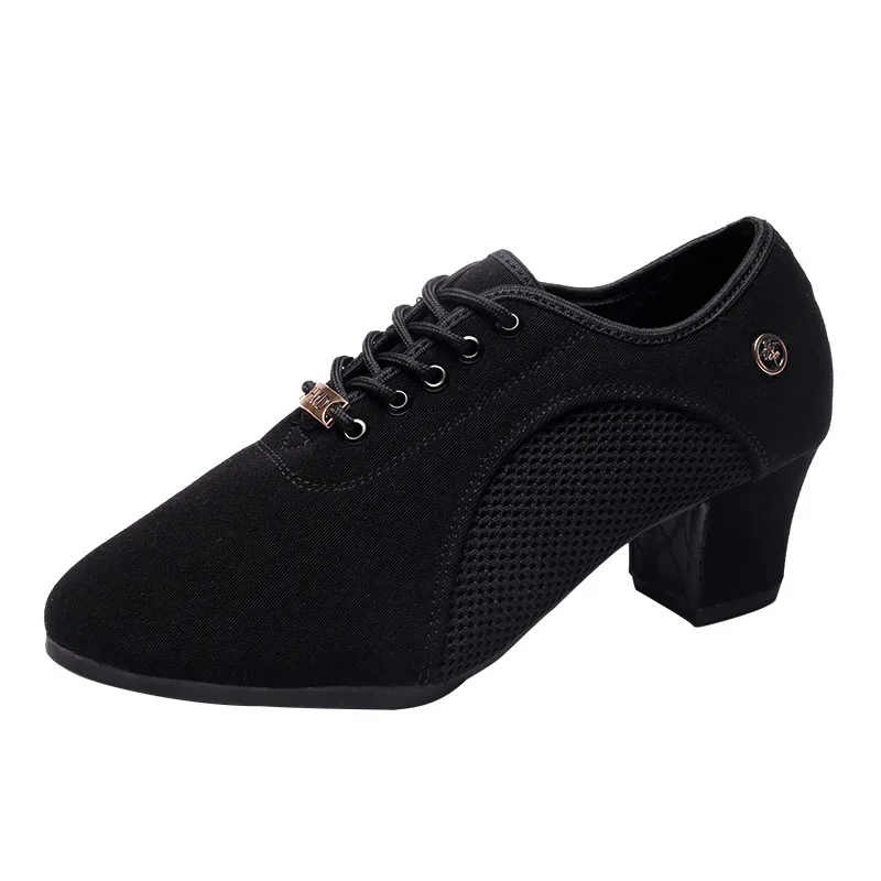 

Women Dance Shoes Black Modern Ballroom Salsa Dancing Shoes Boys Latin Jazz Training Shoes Adults Tango Dance Sneakers Men