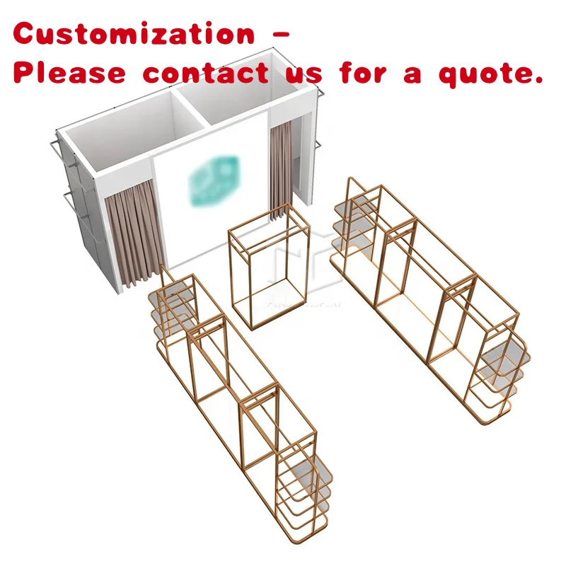 

custom.Fashion and Clothing Boutique Kiosks Shopping Mall Clothing Store Design Trade Show Retail Clothing Display Kiosk f