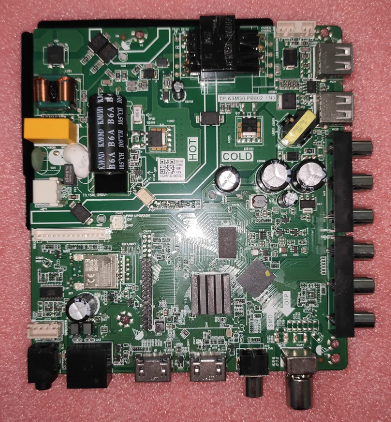 Imagem -04 - Três em Uma Rede Wi-fi tv Motherboard Android 9.03584v 350ma 48w Tp.atm30.pb802n