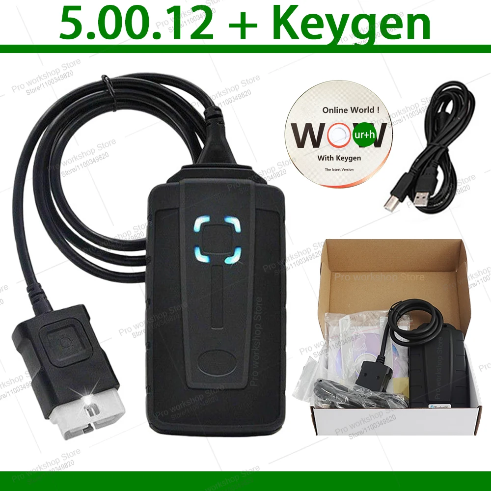 5.00.12 Software 5.00.8 R2 Bluetooth OBD2 Scanner Car Diagnostic Tool Repair interface Code reader Program VD150E Free keygen