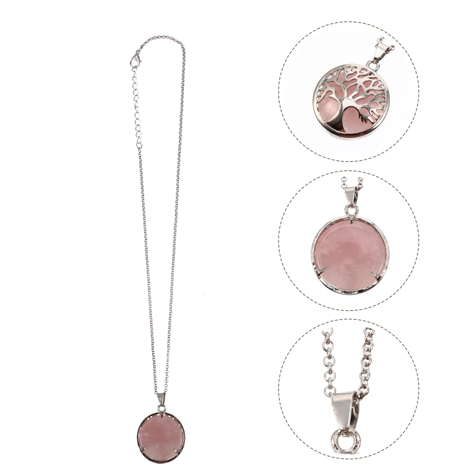 

2Pcs Pink Neck Chain Fashion Neck Pendant Creative Jewelry For Necklace Party Pendant Necklace Women Men